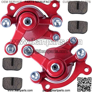 front Rear Disc Brake Caliper with Brake Pads Compatible with Motovox MBX10 MBX11 Mini Dirt Bike MM-B80-BR 80CC 2.5HP Moto Classic Mini Bike 47cc 49cc Pocket Bike Stand Up Goped Scooter