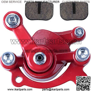 Rear Disc Brake Caliper with Brake Pads Compatible with Predator 212 Moto MM-B80 80CC 2.5HP MM-B105 Motovox MBX10 MBX11 MBX12 Mini Dirt Bike Classic 47cc 49cc Pocket Bike Stand Up Goped Scooter