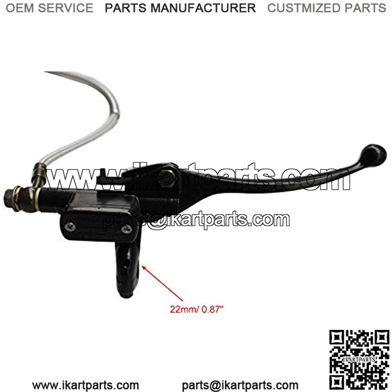 Front Disc Brake Master Cylinder Caliper Assembly Replacement for 2 Stroke 43cc 47cc 49cc Mini Pocket Bike Dirt Bike Mini Chopper Scooter - Image 3