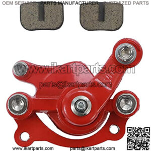Left front Disc Brake Caliper with Brake Pads Compatible with Doodlebug Dirtbug 97cc 2.8HP DB30 Electric Razor MX500 33cc Kids Mini Pit Dirt Pocket Bike
