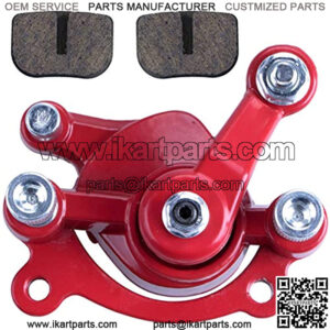 Rear Disc Brake Caliper with Brake Pads Replacement Compatible with Doodlebug Dirtbug 97cc 2.8HP DB30 Kids Mini Dirt Pocket Bike Electric Razor MX500 33cc