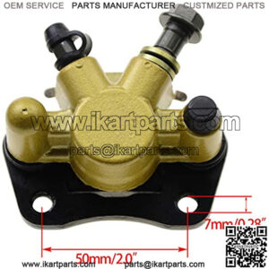 Hydraulic Disc Brake Caliper Replacement for 50cc 70cc 90cc 110cc 125cc Chinese ATV 4 Wheeler Quad Go Kart
