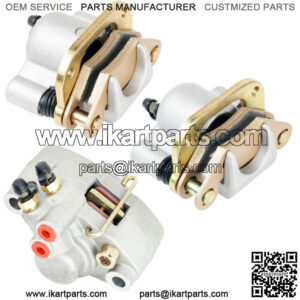 Front And Rear Brake Caliper W/ Pad For Polaris Scrambler 400 1998 1999 2000