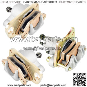 Front Rear Brake Caliper w/ Brake Pads for Polaris Trail Blazer 250 2005 2006