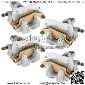 Front and Rear Left Right Brake Caliper for Yamaha Grizzly 700 YFM700 2007-2020