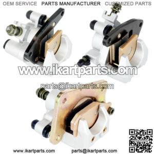 For Yamaha Wolverine 450 Front Rear Brake Caliper YFM450FX 4x4 2008-2010 w/ Pads