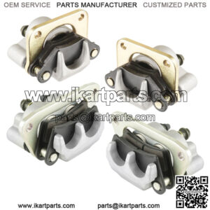 Front Rear Left Right Brake Caliper w/ Pads fits Polaris RZR S 800 EFI 2009-2014