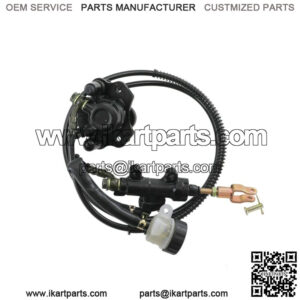 Rear Brake Caliper Master Cylinder Pad Kit ATV Mini Bike Quad Go Kart Trike