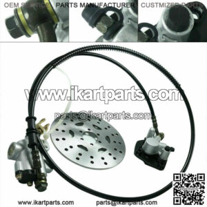 Hydraulic Brake Caliper Assembly Rear Braking Disc Rotor Sets For ATV Go Karts