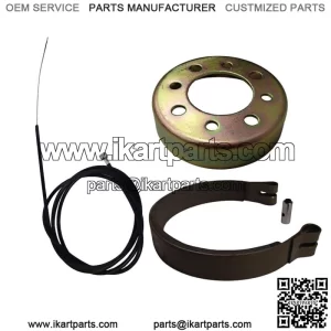 4" Brake Band Complete Kit w/ 100" Cable Fits Mini Bikes & Go Karts