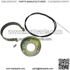 4 1/2" Brake Band Drum and Cable Kit for Go Kart ATV Mini Bike Go-Cart