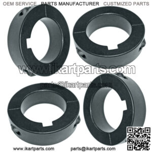 Set of 4, 1-1/4" Aluminum Axle Locking Collars Go Kart Racing Cart Parts Trike