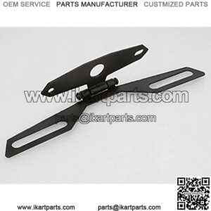 Universal Mini License Plate Tail Brake Light Tag Holder Folding Bracket Mount for Motorcycle Suzuki Kawasaki Ducati Honda Chopper Bobber Racer Cruiser Dirt Sports ATV 4x4 off road Street Bikes