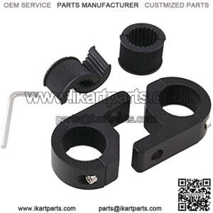 1 Set Motorcycle Light Bar Mount Mini Handle Bar Clamp Mounting Bracket Tube oll Cage Clamp Adapter Offroad Light Holder for Motorbike Spotlight