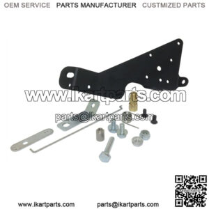 WMS "Half" Clone Top Plate / Throttle Station Black Go Kart Parts Cart