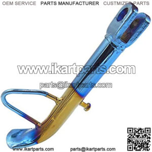 Motorcycle kickstand Mini Bike Kick Stand Bracket Electric Scooter Single Side Stand Leg Motorcycle Refit Pedal Electroplating Temple