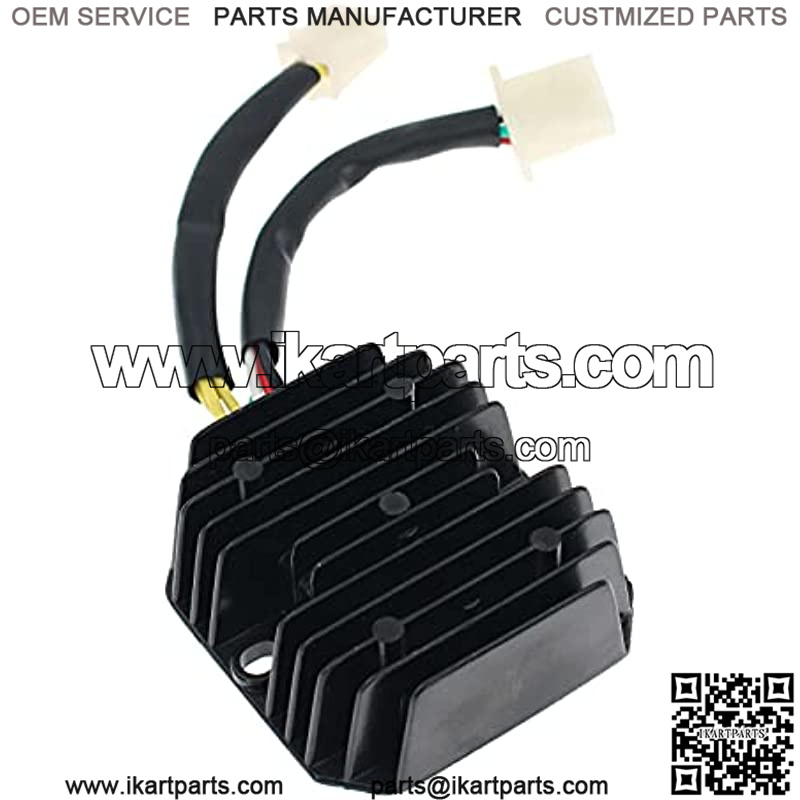 ATMT1-142 Durable GY6 125cc 150cc 180cc 200cc Voltage Regulator Rectifier for 11 Poles DC Magneto Stator Scooter Moped ATV Go Kart (7 Wires, DC Ignition)