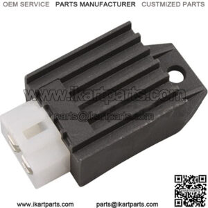 4-Pin Voltage Regulator Rectifier for 4-stroke 50cc 70 cc 90cc 110 cc 125cc ATVs Quad 4 Wheelers Dirt Bike Go Karts Pit Bikes Dune Buggys Sandrail Roketa Taotao SSR Coolster
