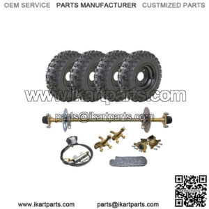 29" Go Kart Rear Live Axle Kit Complete 6" Wheels for ATV Quad Trike Golf Cart