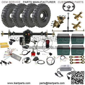 Rear Axle Kit Differential Electric Motor for ATV Trike Go kart Cart Quad Buggy