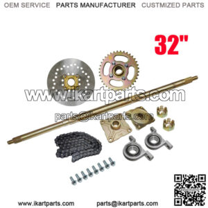 Go Kart Rear Axle Assembly Kit Complete Wheel Hub for Mini Kids ATV QUAD Buggy