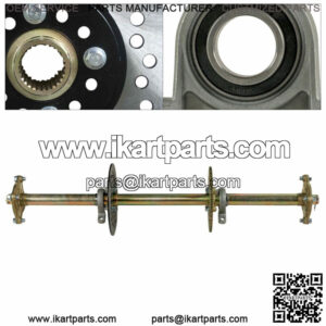 32" Go Kart Rear Axle Kit Brake Assembly Sprocket Hub For Golf Cart ATV Quad NEW