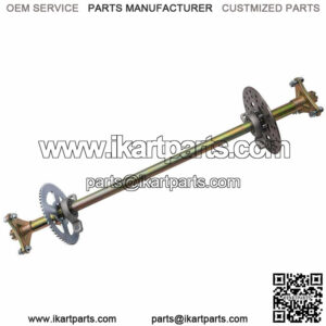 29" ATV Quad Go Kart Rear Live Axle Kit Sprocket Brake Disc Wheel 3 Stud Hub