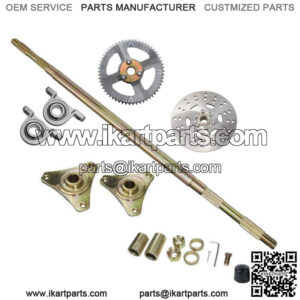 29" Go Kart Live Rear Axle Kit Wheel Hub Fr Boat Cart Drift Trike Mini Quad ATV