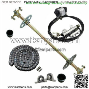 Complete 29" Rear Axle Kit +Brake T8F Chian Drift Trike ATV Go Kart Fun Cart